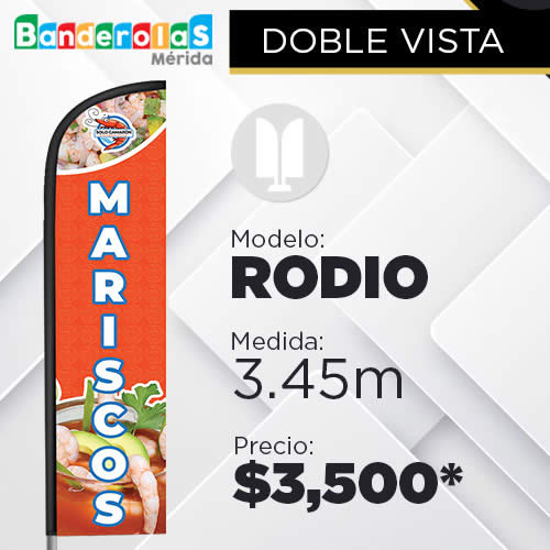Modelo Rodio - Banderolas en Mérida